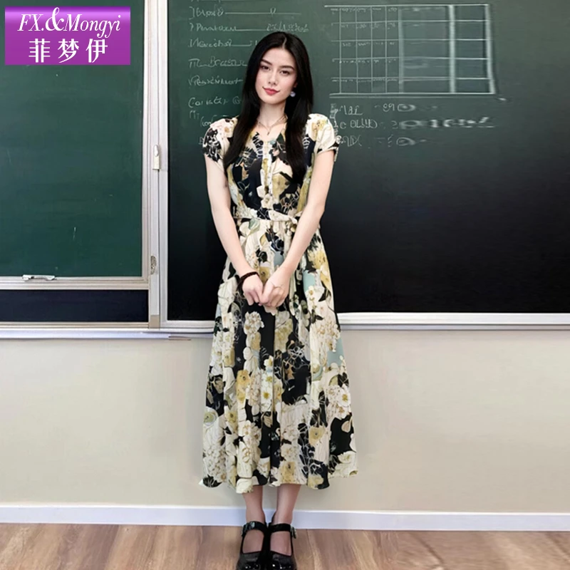 菲梦伊新款时尚连衣裙FXDL726