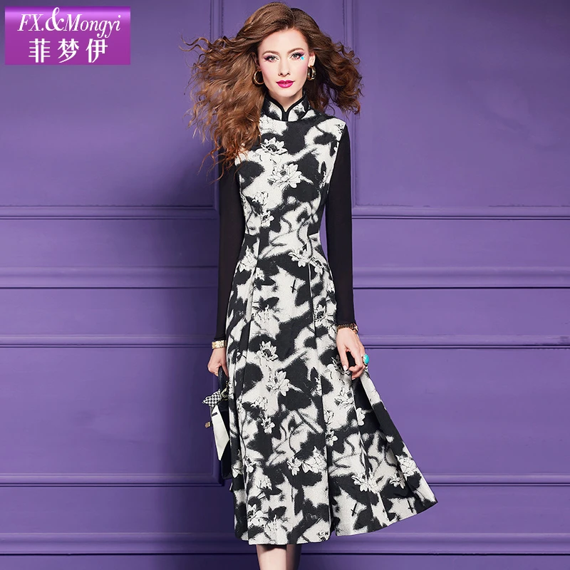 菲梦伊新款时尚连衣裙60030