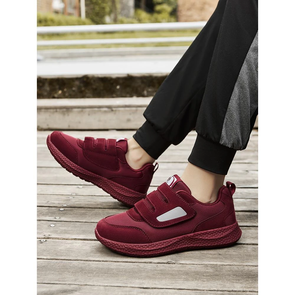 健步鞋子大脚骨拇外翻脚肿专用鞋女加宽男舒适加肥术后康复老人鞋