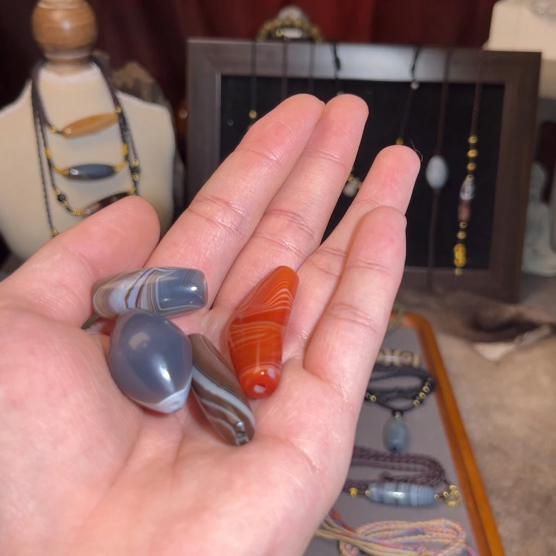 【闪购商品】玛瑙/玉髓颈饰合金