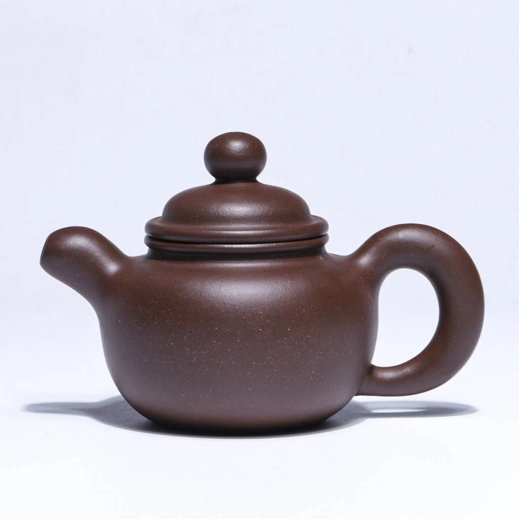 道洪莲子壶 原矿底槽清泥料 容量：260cc 全手工制作 家用紫砂茶壶