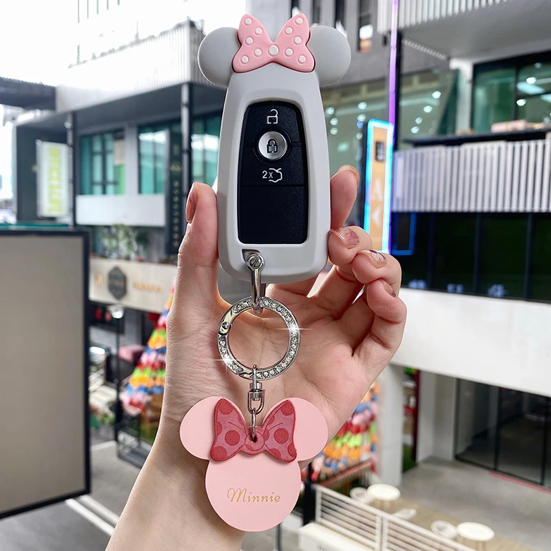 21福特福睿斯钥匙套福克斯Ford锐界探险者金牛座野马plus扣壳女