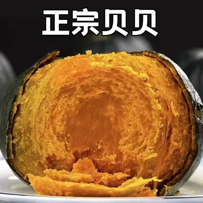 【坏果包赔】正宗贝贝南瓜 果肉金黄细腻 干面粉甜糯宝宝辅食粗粮