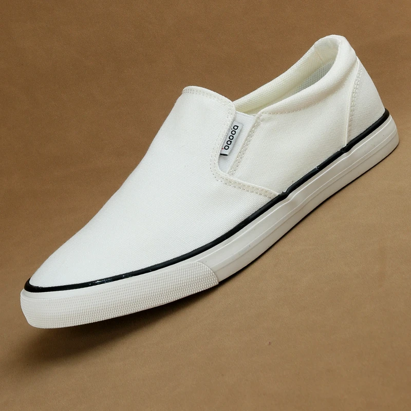 2024夏季百搭潮流舒适爆款男士帆布鞋时尚休闲透气一脚蹬板鞋