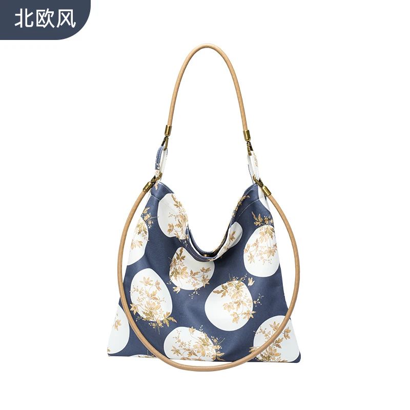 【八妹】6876北欧圆点  （34*32cm）手提单肩斜挎包