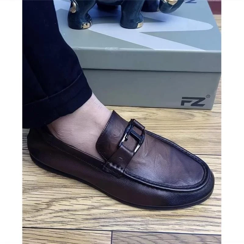 7086欧洲站春夏休闲板鞋新款低帮男士黑色鞋透气韩版休闲男皮鞋