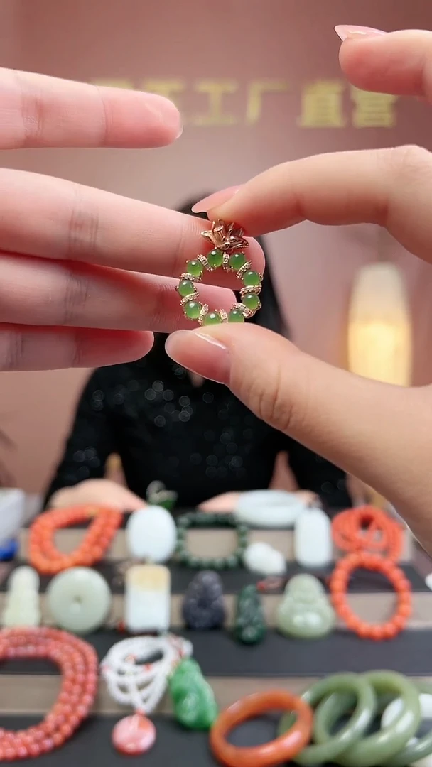 【闪购商品】和田玉吊坠银S925镶嵌-多样性发货拍一发一