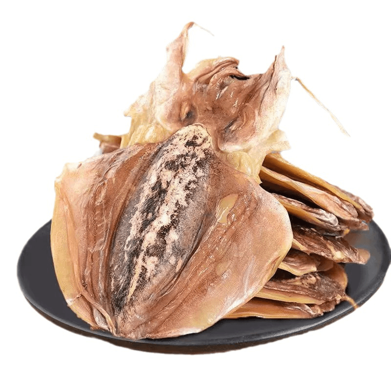 新鲜淡晒墨鱼干滋补足干目鱼干乌贼干煲汤炒菜海鲜干货送礼500g