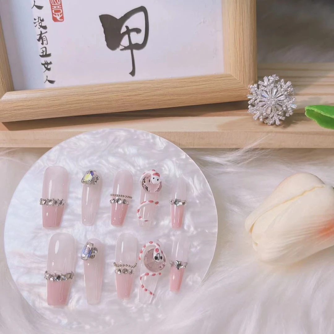 【粉红皇后】富甲一方纯手工穿戴甲