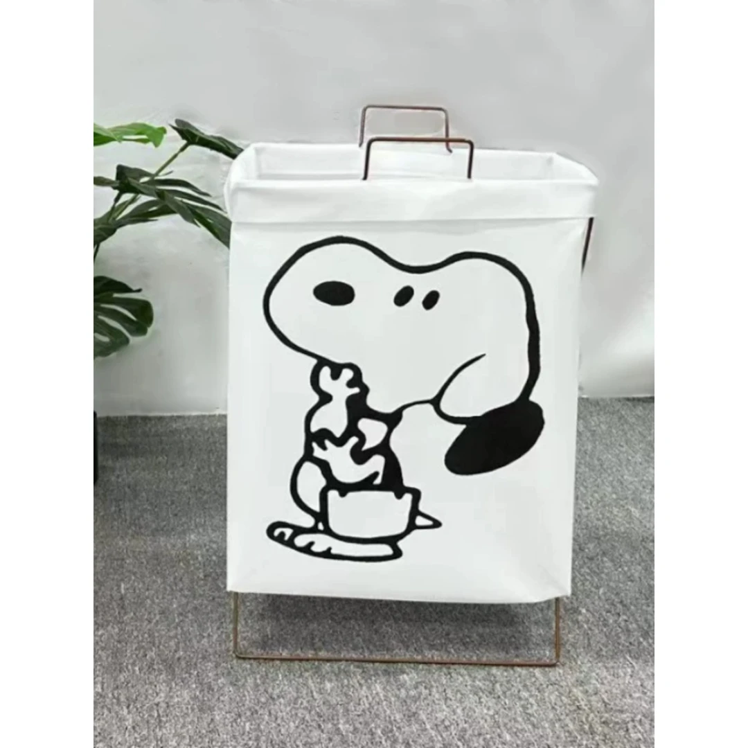 脏衣服收纳筐简约棉麻卧室小清新床边放脏衣袋洗衣篮脏衣篓可折叠