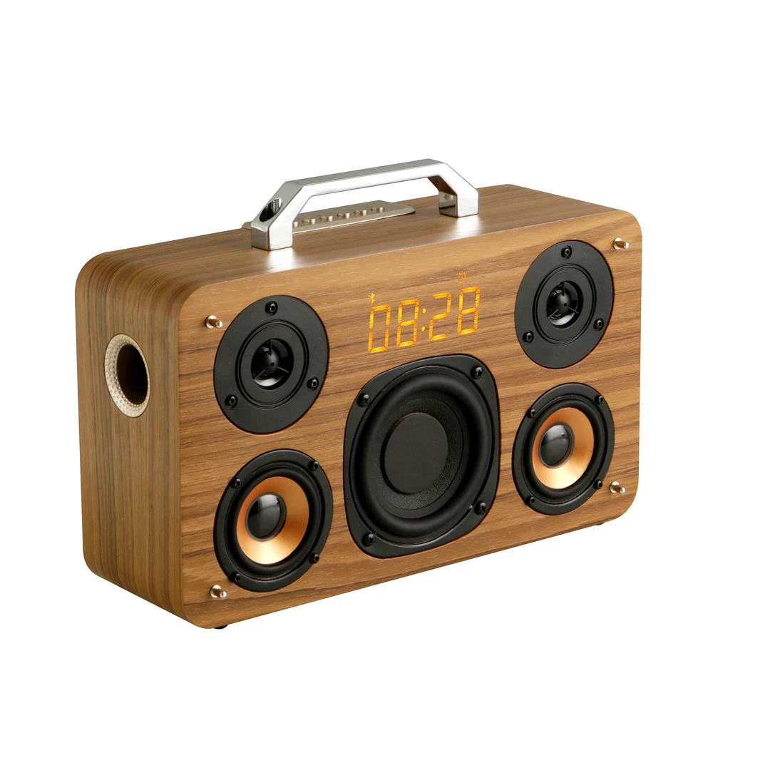 国立M300新品三分频木质多功能无线蓝牙K歌音响大功率电脑低音炮