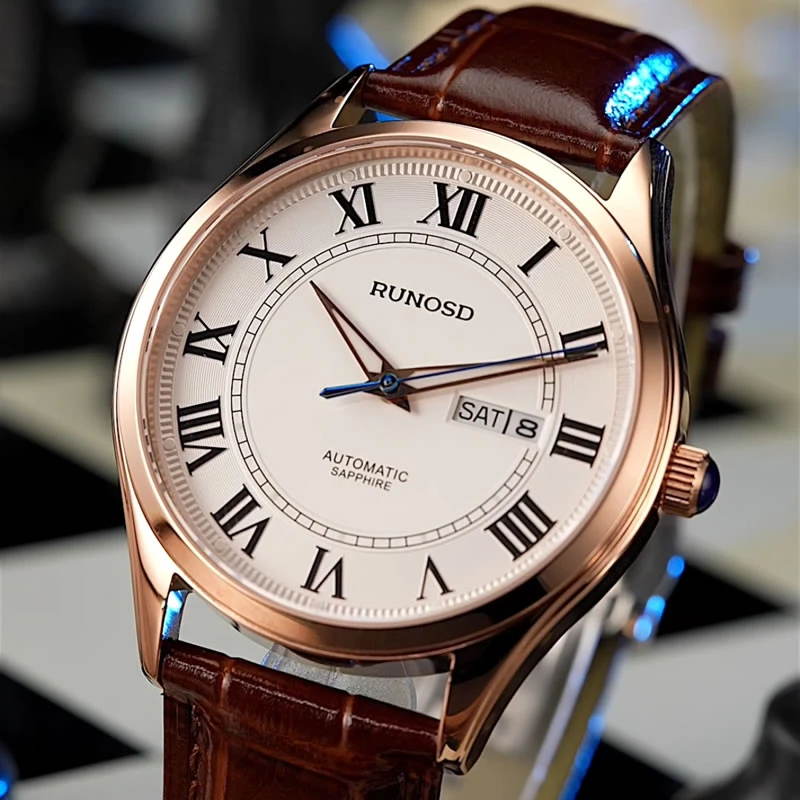 RUNOSD R/斯诺威登官方正品全自动机械表男士高端腕表送男友手表