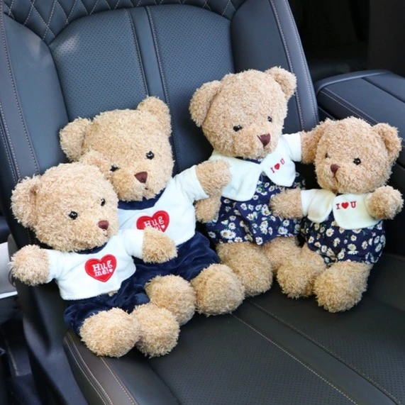 汽车创意泰迪熊竹炭包公仔活性炭车内卡通女摆件新车除甲醛去异味