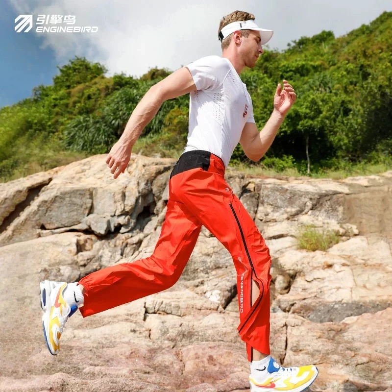 引擎鸟三层冲锋裤男女同款防风防泼水登山裤