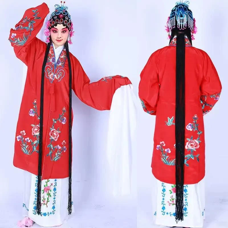 戏服装女花旦京剧古装越剧新款演出头饰戏曲水袖小旦戏剧衣服戏服