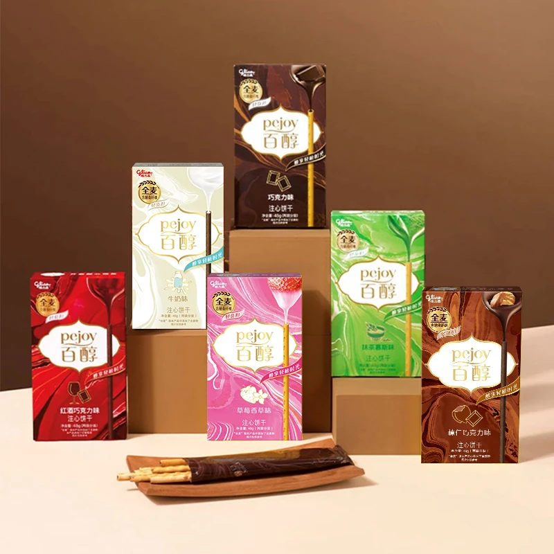 格力高夹心饼干百醇夹心饼干48g×6盒休闲零食下午茶