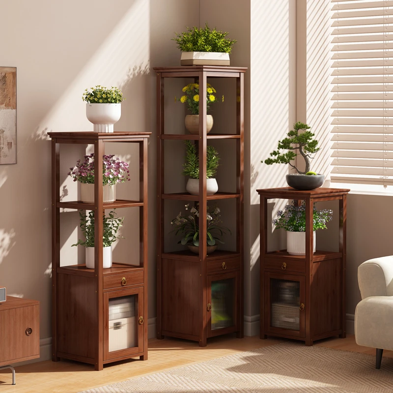 花架置物架客厅落地式2024新款阳台多层花盆架室内转角绿萝摆放架