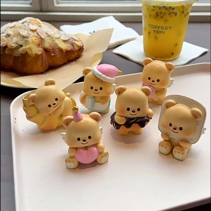 超萌网红黄油小熊明盒