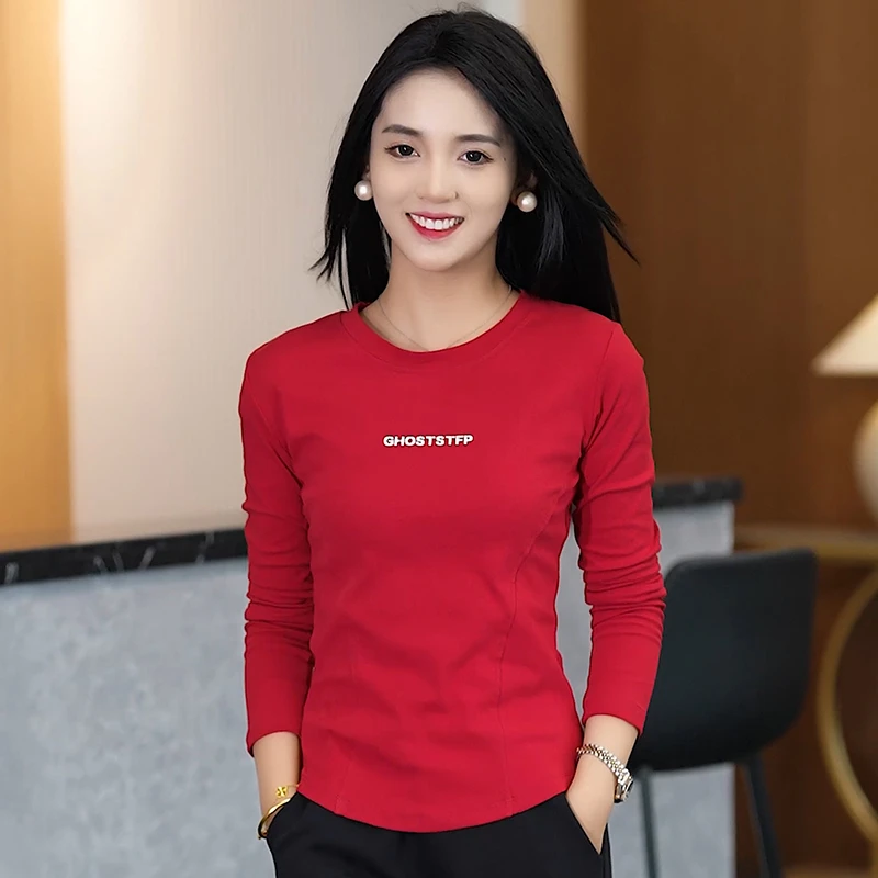 户外修身秋冬季打底衫春秋长袖运动健身操女士保暖显瘦洋气百搭