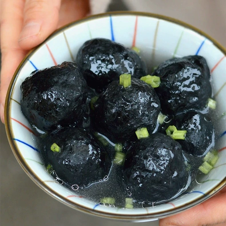 【年货节特惠】 新鲜墨汁鱼丸墨鱼肉丸一包200g