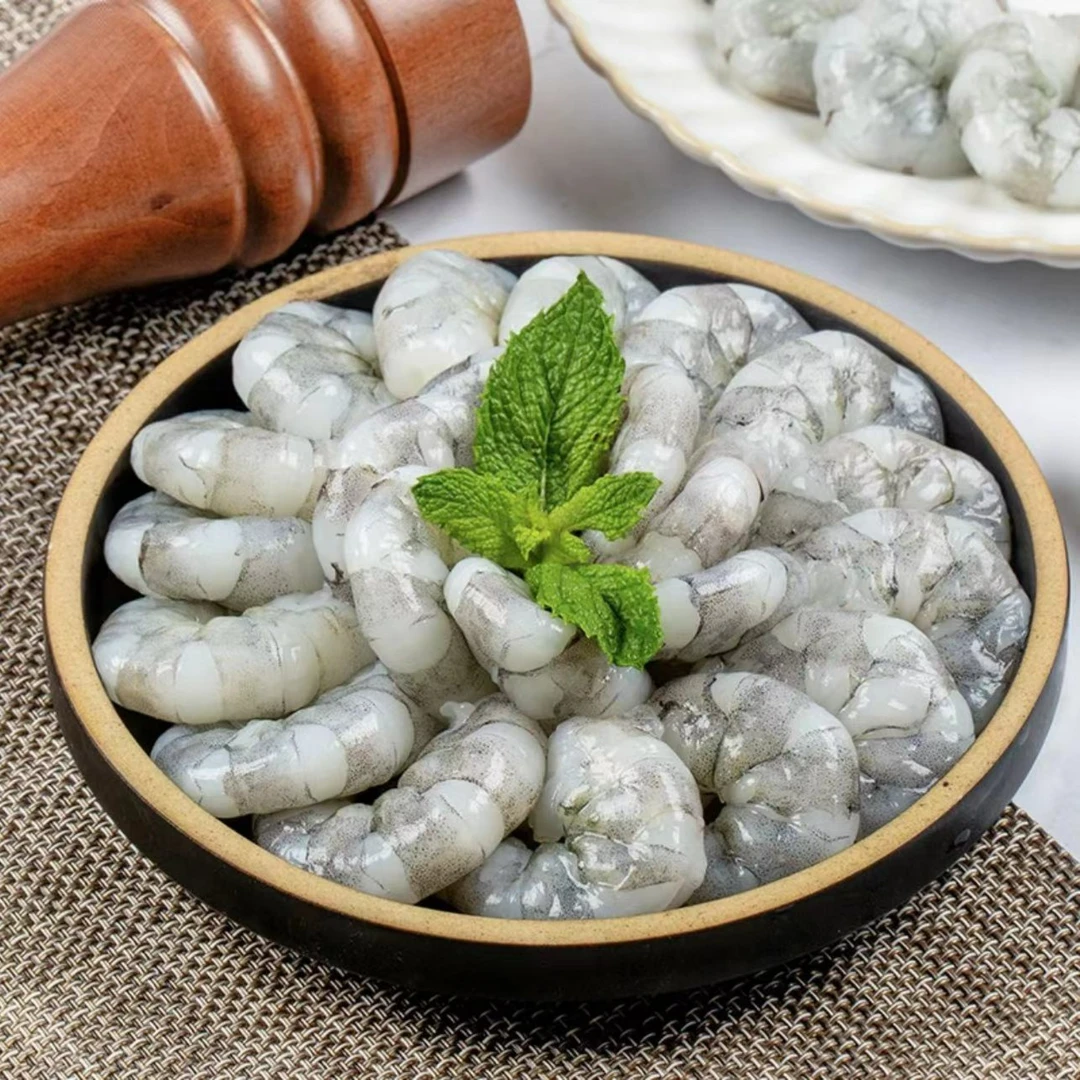 鲜冻虾仁 海水虾仁去虾线 到手4包含保护冰一斤一包