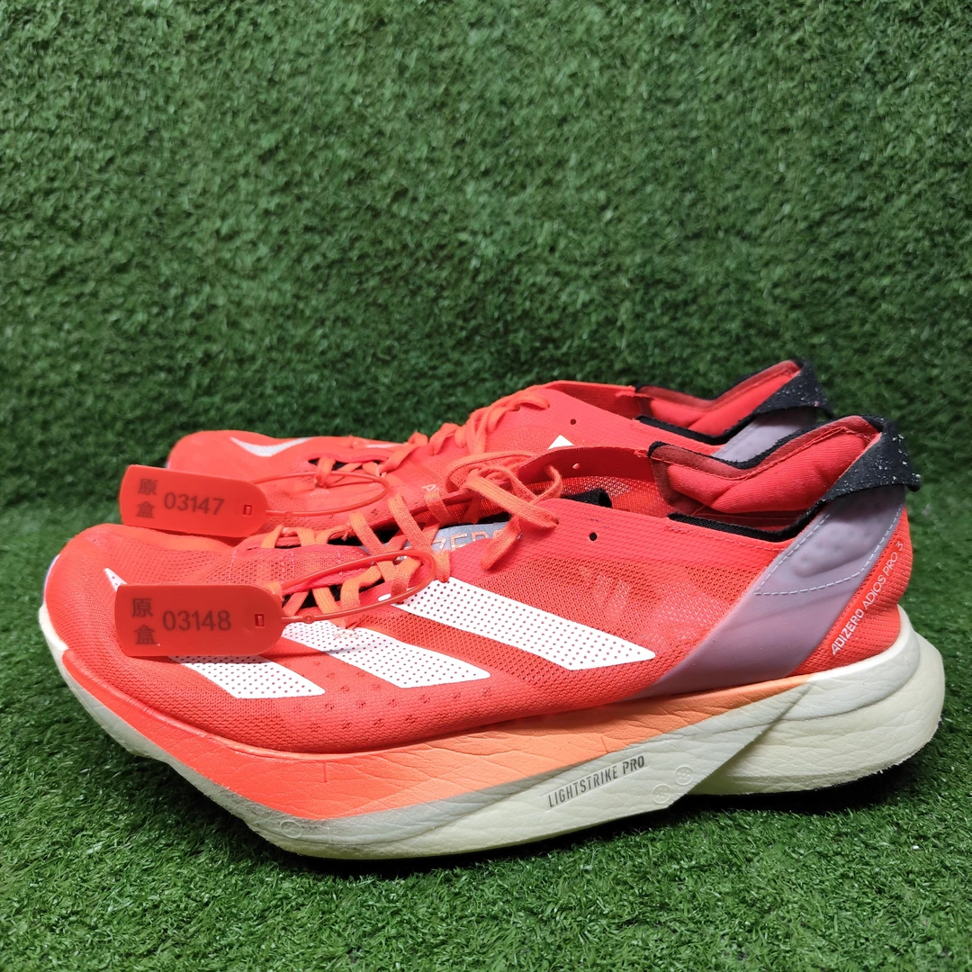 43码二手正品adidas Adizero Adios Pro 3 舒适减震防滑耐磨透气