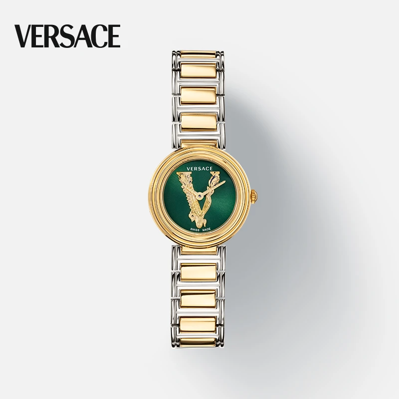 【胡兵专属】Versace/范思哲瑞士制造李斯丹妮同款石英女表腕表