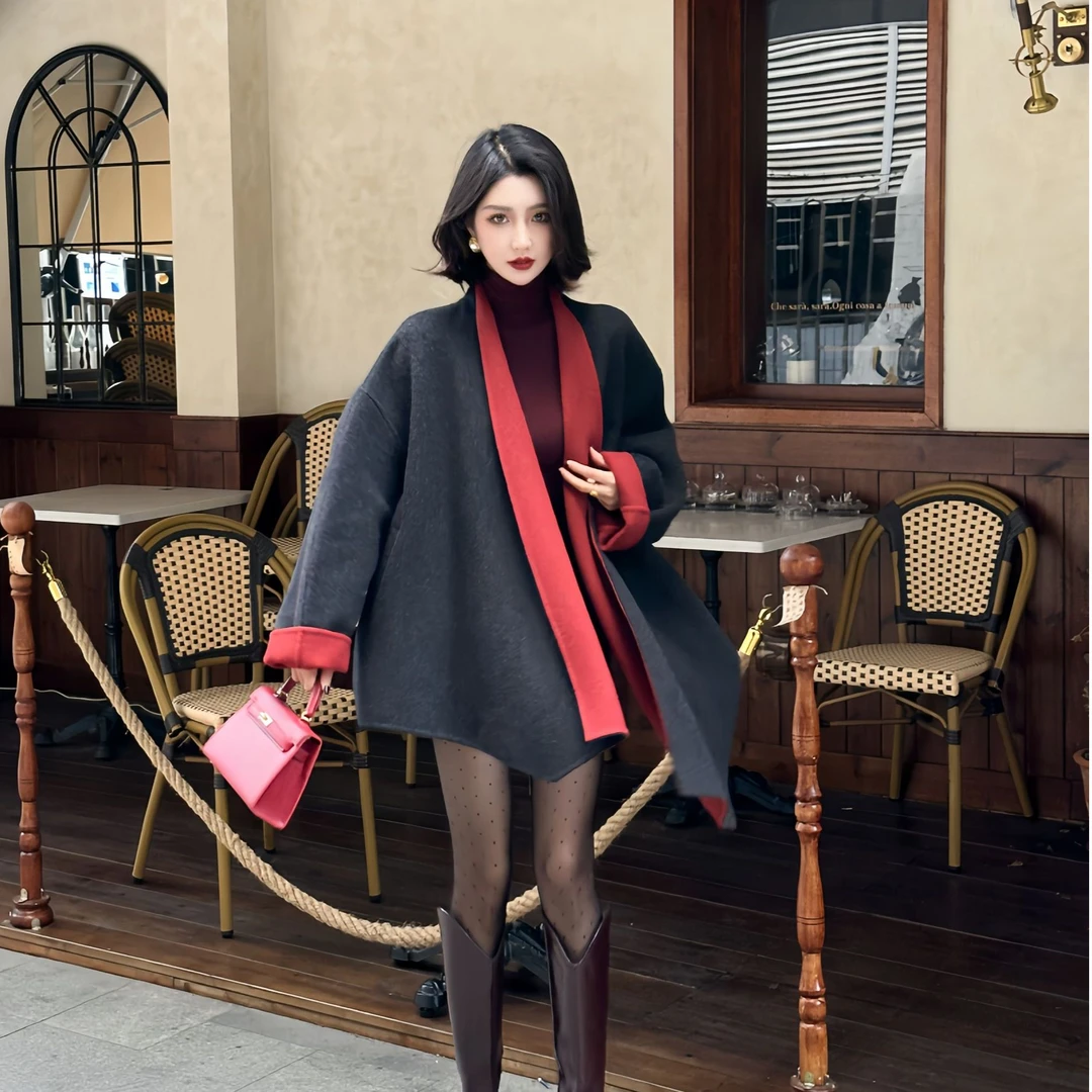 【大晶专属】原创设计师款小众冬季新款大衣1197