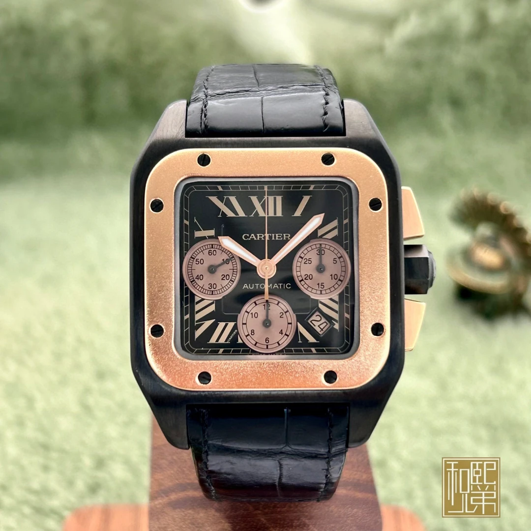 99新  卡地亚/山度士系列/2020004/公132000/20全/46.65*41.65