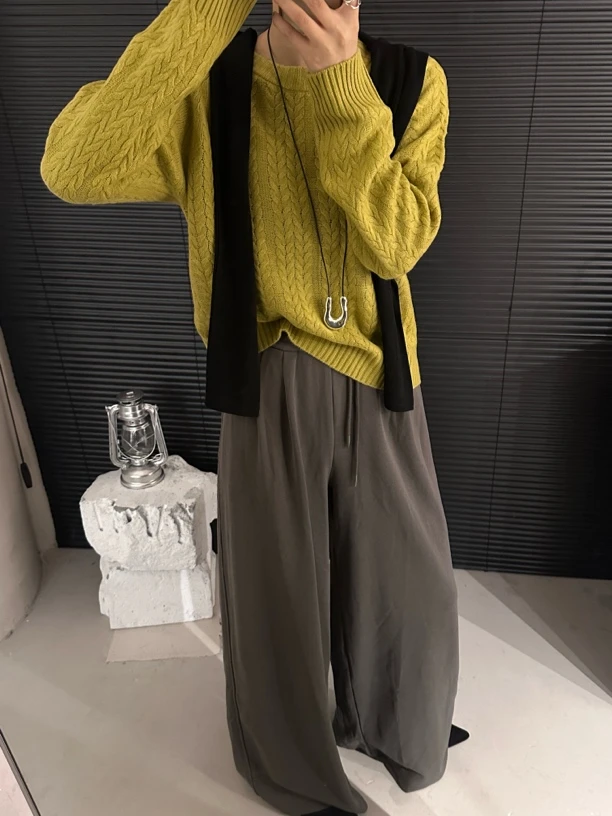 新款净色毛衣打底宽松百搭