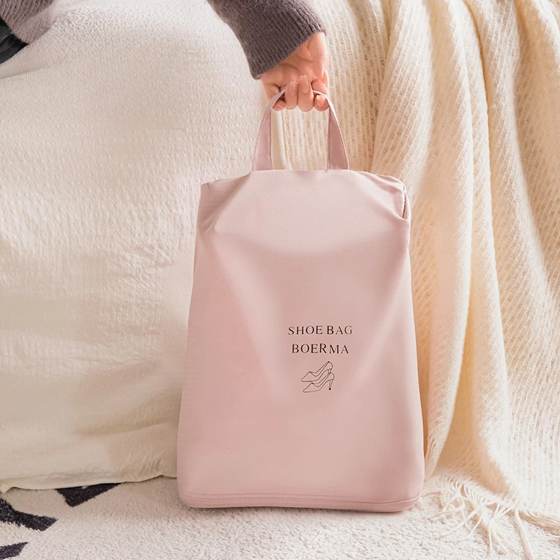 旅行鞋子收纳袋大容量防尘袋防潮袋手提鞋包收纳包行李箱收纳神器