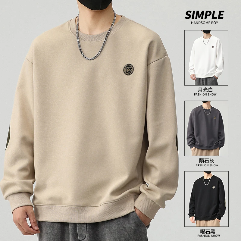 【拉夏贝尔】秋季新款男女潮牌简约时尚百搭卫衣图案美式运动休闲