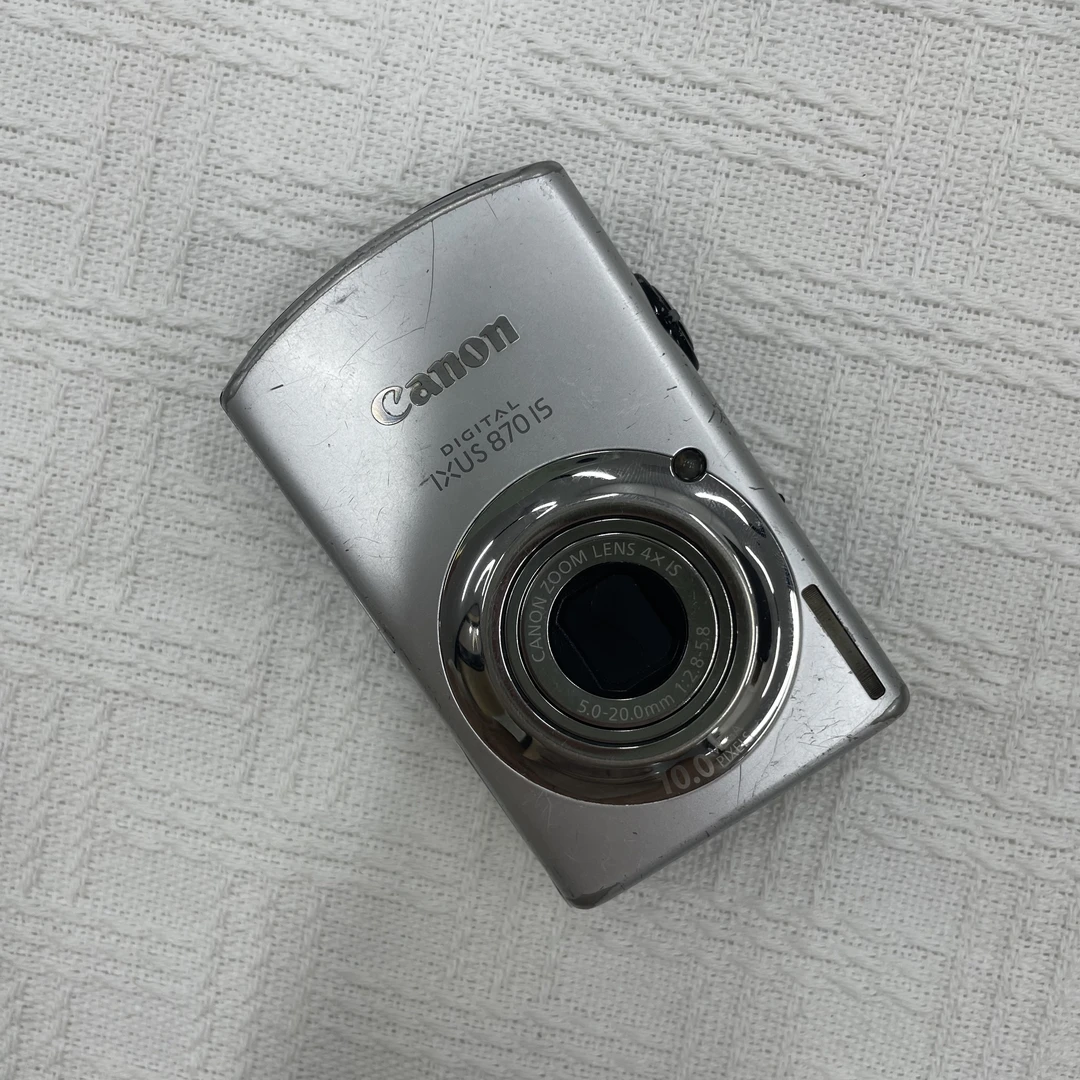 9新 Canon/佳能 IXUS870银色1000w像素4倍光学变焦不支持试用