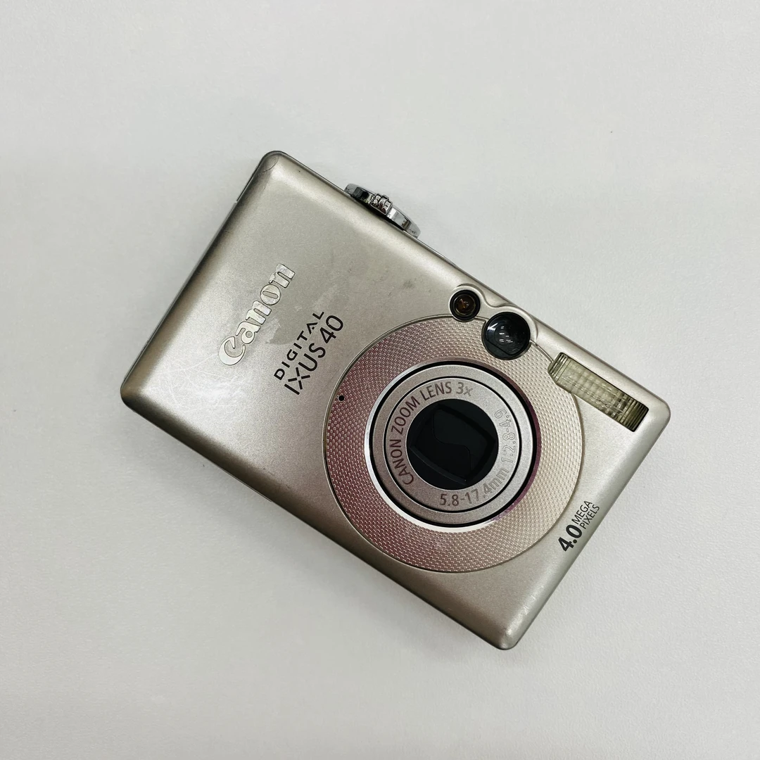 9新 Canon/佳能 IXUS40银色 金属小方块 冷白皮出片 不支持试用
