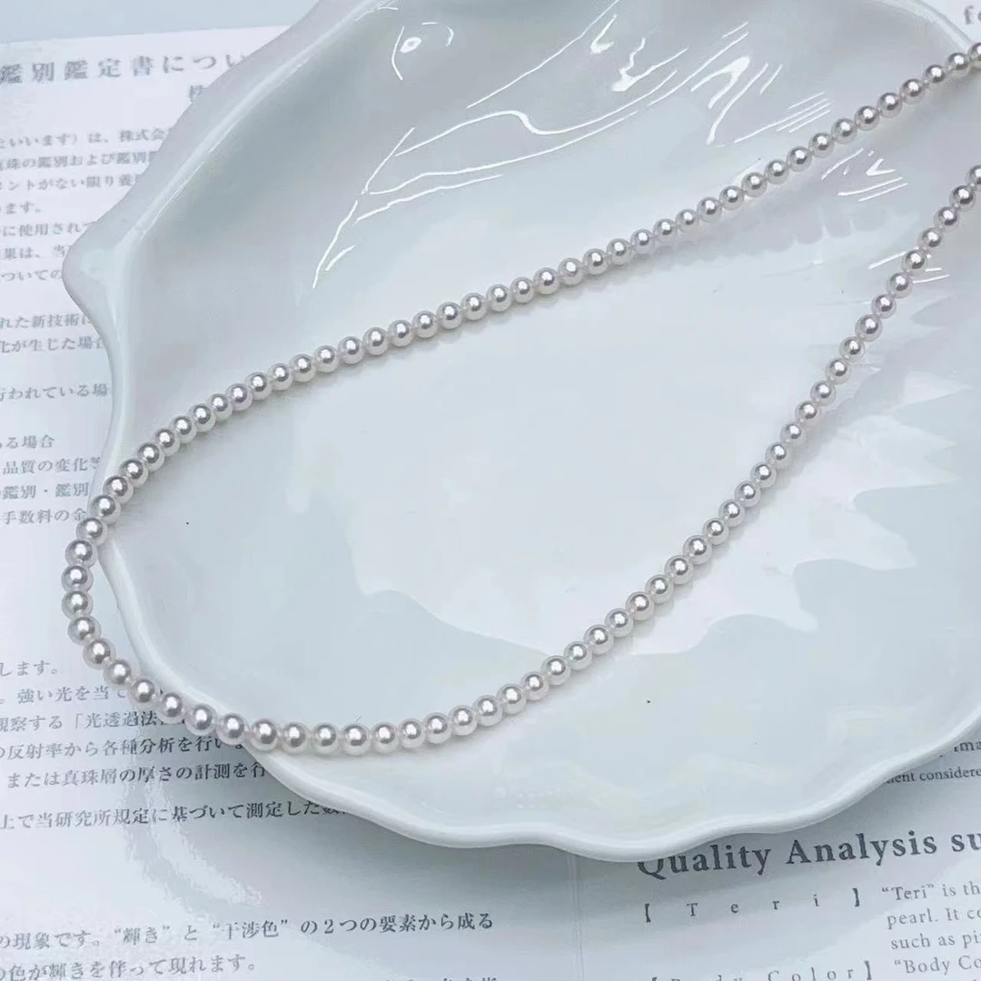 【彩凛 真科研大证】阿古屋akoya海水珍珠小米珠 6mm以下小天女