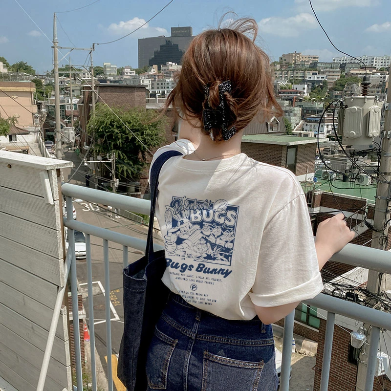 夏季短袖t恤女哺乳衣外出辣妈款喂奶夏天外穿遮肚子时尚产后宽松