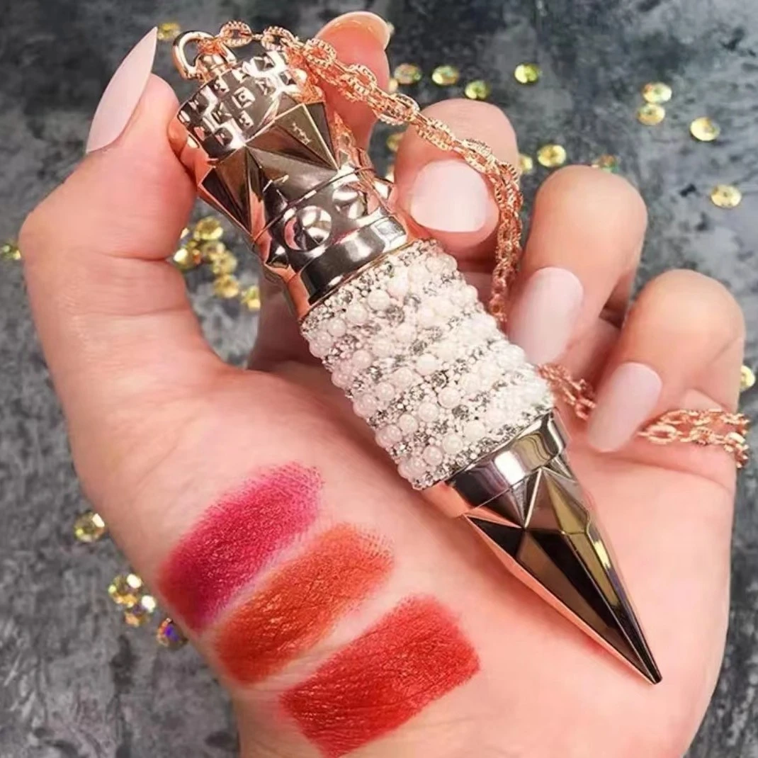 【百万补贴】女王权杖三色口红雾面哑光不脱妆唇膏不沾杯口红