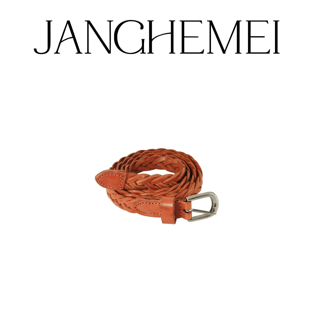 JANGHEMEI【编织细腰带】百搭腰链收腰小皮带 O21121M42