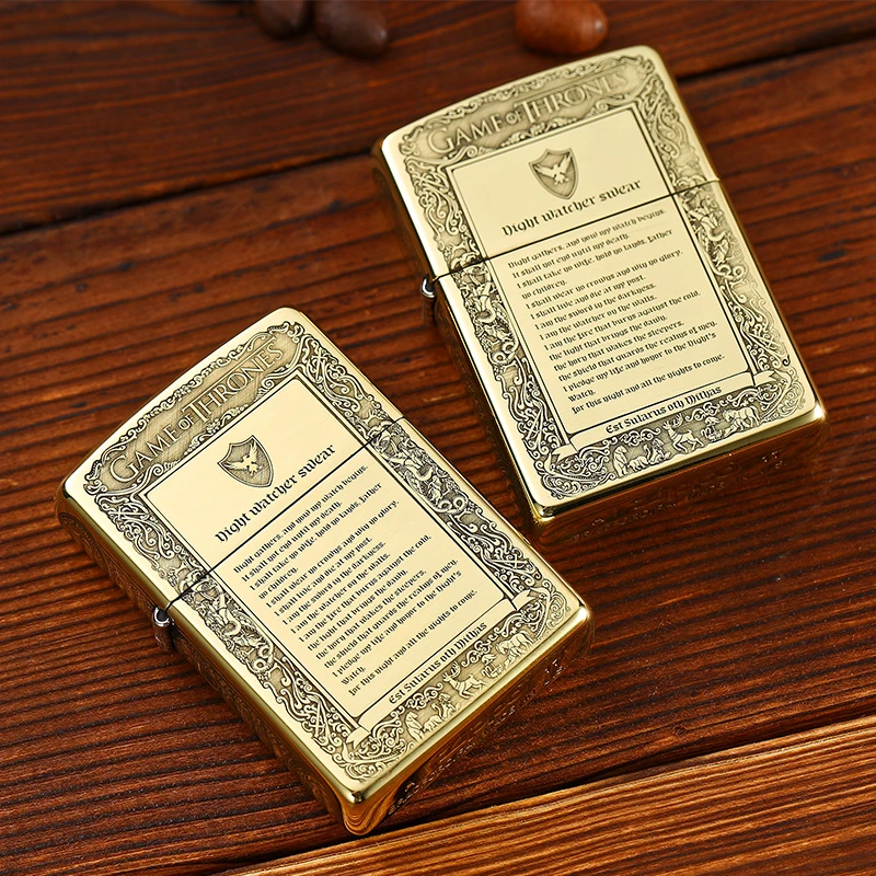 ZIPPO/之宝打火机(主播专属)冰与火之歌 五面精雕男士盔甲机 DYJ1