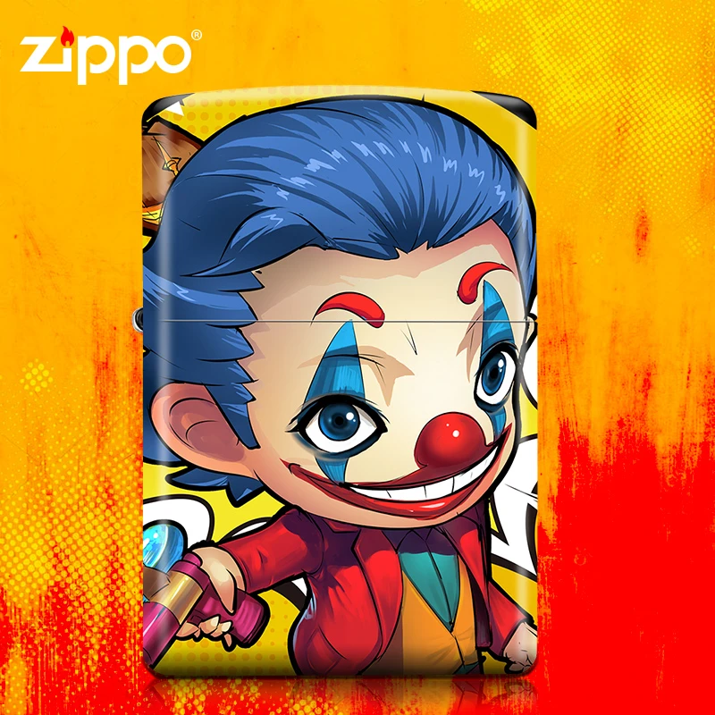 ZIPPO打火机【精选好物】卡通小丑情侣款 彩印创意个性正品DY9802CY