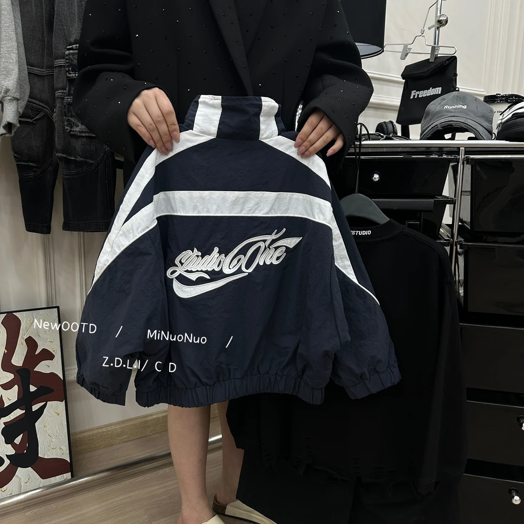 【花朵优选】男童2024新款棒球服外套秋季男孩炸街夹克上衣潮CC1108