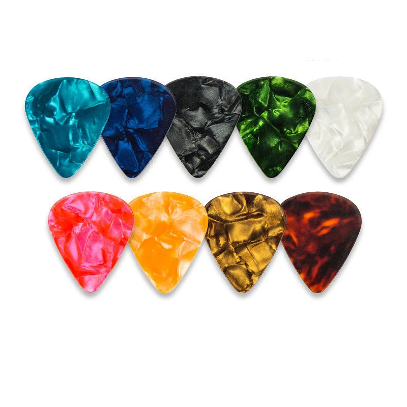 赛璐璐民谣吉他拨片尤克里里电吉他拨片耐磨通用弹片扫弦片乐器