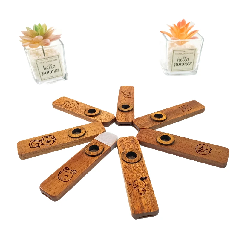 木质卡祖笛专业演奏级一学就会的乐器卡祖笛猪猪侠初学者乐器大全