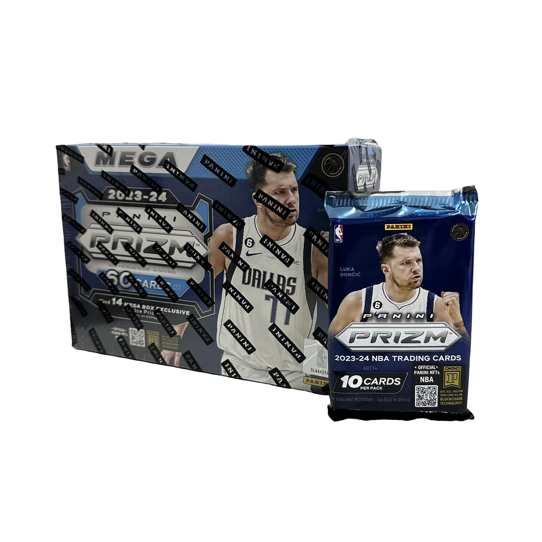23-24 Panini Prizm Mega 红碎冰 篮球球星卡盒 拆包拆盒