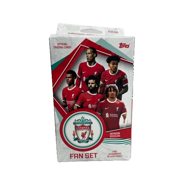 23-24 Topps Liverpool 利物浦队盒 足球球星卡盒 拆盒