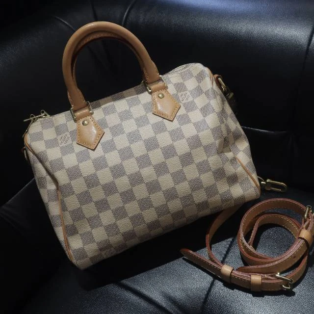 95新 LouisVuitton/路易威登 SP25白棋盘单肩包
