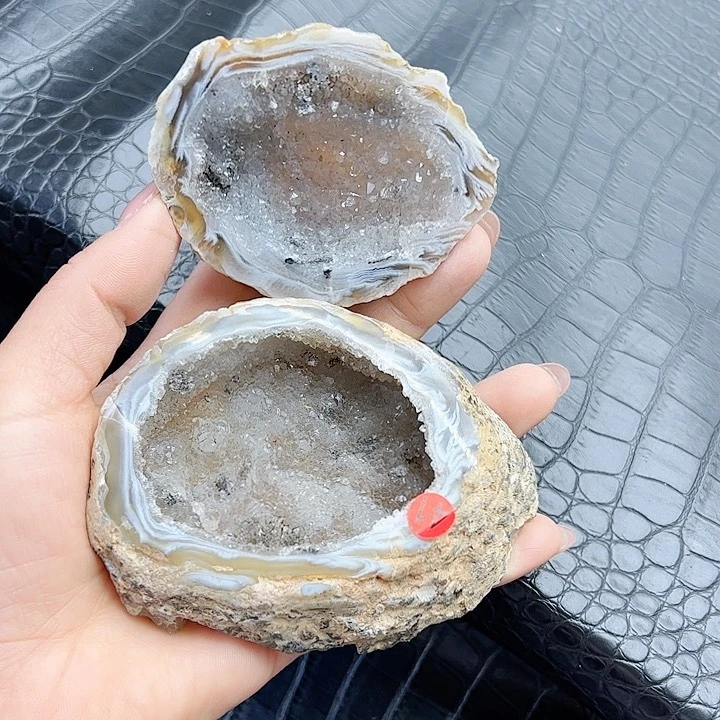 水晶聚宝盆龙蛋开口笑晶镇未镶嵌聚宝盆41