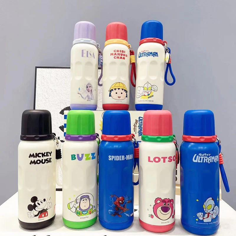 学生书包侧兜运动款316保温杯一杯三用600ml