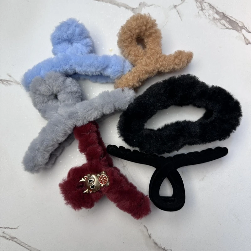 植绒发夹套装鲨鱼夹