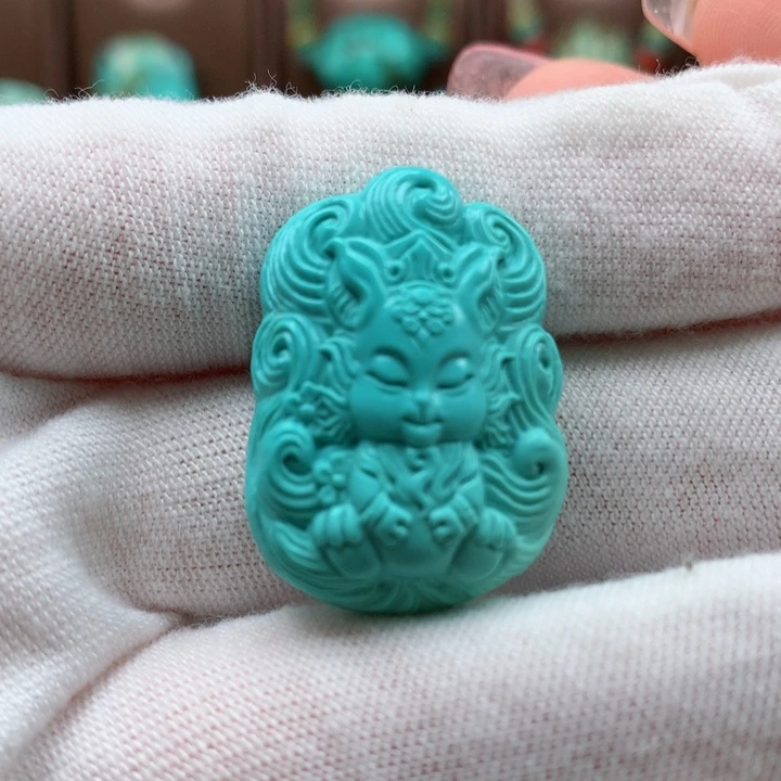 绿松石珠宝奇石未镶嵌